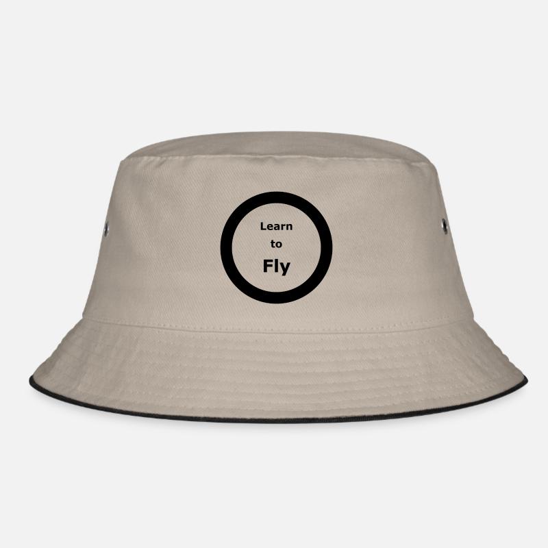 Vorlage 3000x3000 KREIS Learn to Fly 2 Bucket Hat