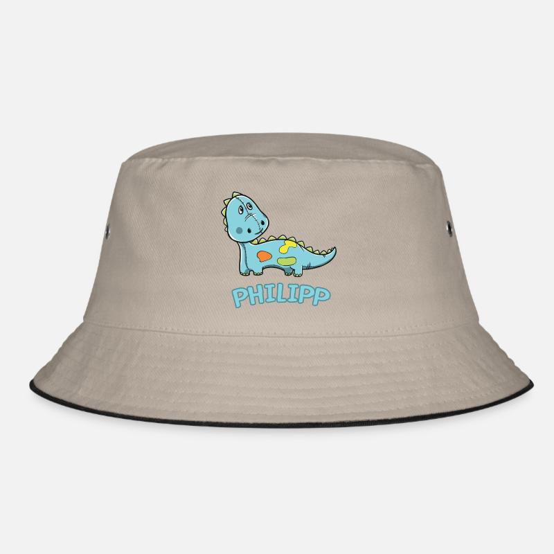 Dinosaurier lustig Kind Philipp Geschenk Geburtsta Bucket Hat
