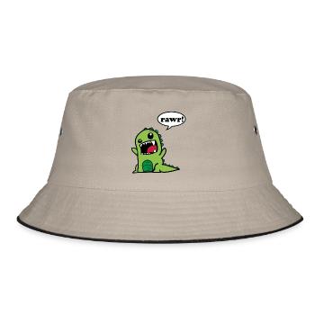 idée de dinosaure Rawr Dino cadeau mignon - Bob - kaki/noir - Devant