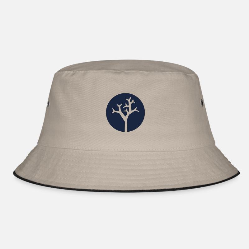 WhiteTree - Bucket Hat - Khaki/Schwarz
