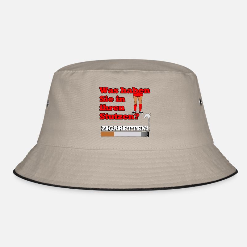 "Zigaretten in den Stutzen" - Geschenkidee Bucket Hat