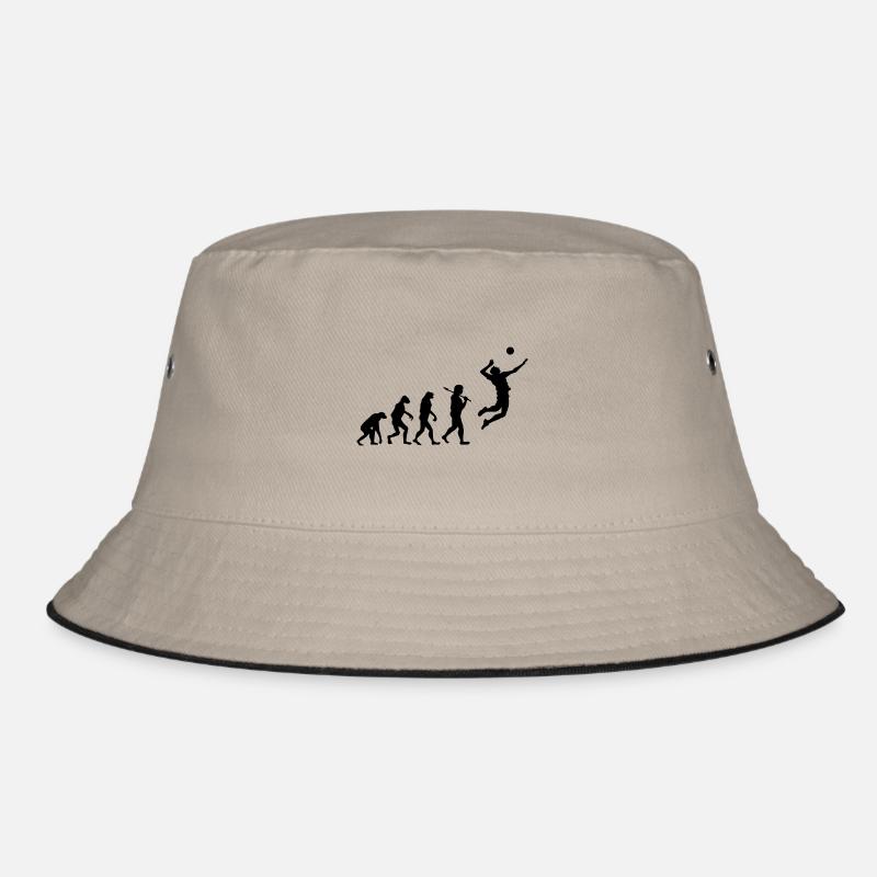 Evolution Volleyball Gift Sport Ball Player Bucket Hat