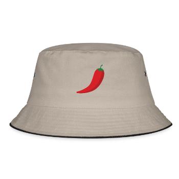 pepperoni - Bucket Hat - khaki/black - Front