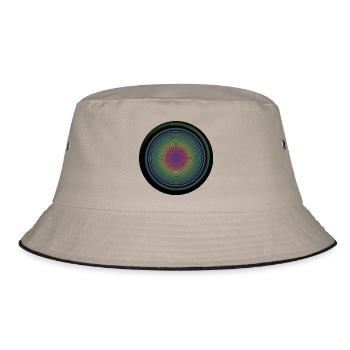 spiral - Bucket Hat - khaki/black - Front