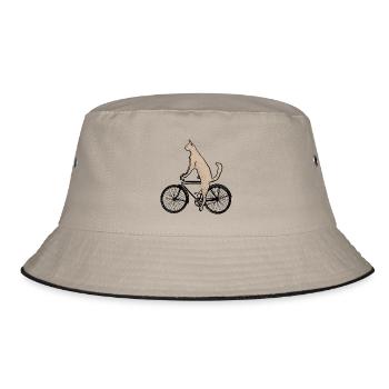 Chat sur le vélo - Bob - kaki/noir - Devant