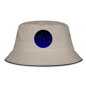 Großer Schöpflöffel - Bucket Hat - Khaki/Schwarz - Vorne