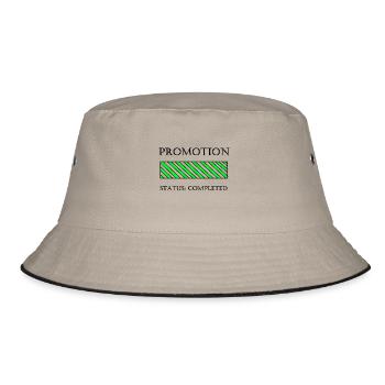 Promotion gift idea - Bucket Hat - khaki/black - Front