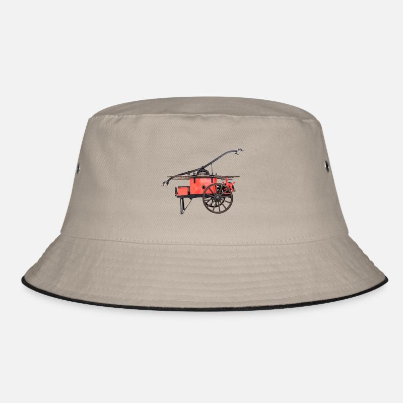Spritzenwagen Feuerwehr Oldtimer Bucket Hat