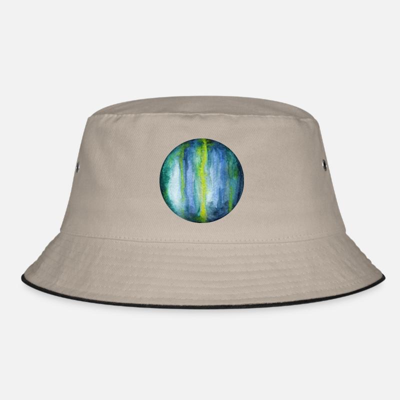 Uranus - Bucket Hat - Khaki/Schwarz