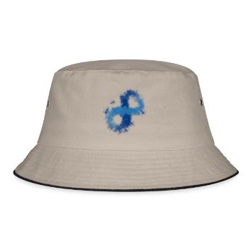 Infinity splash - Bucket Hat - khaki/black - Front