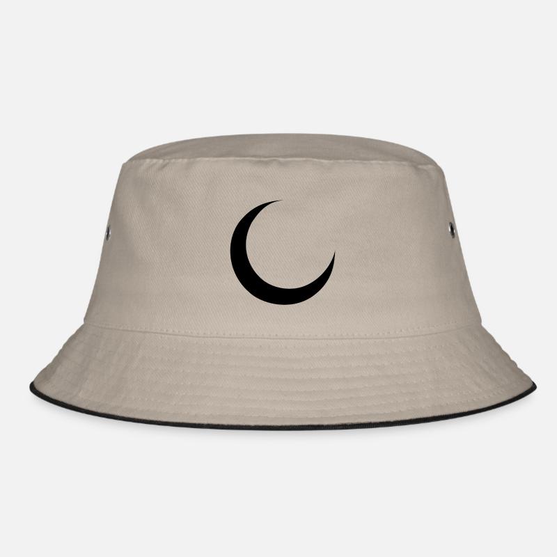 Halbmond - Bucket Hat - Khaki/Schwarz