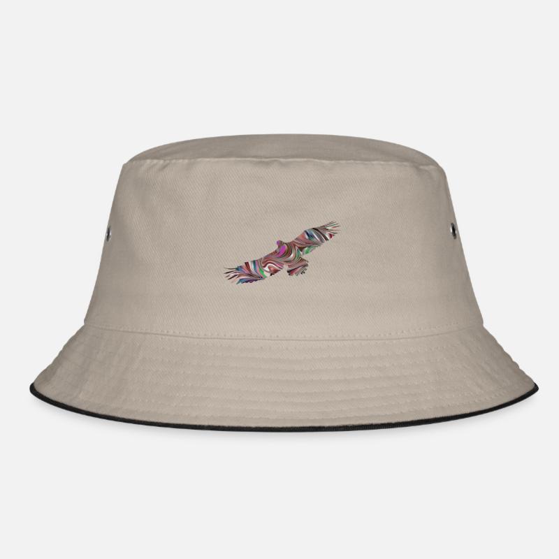 Adler - Bucket Hat - Khaki/Schwarz