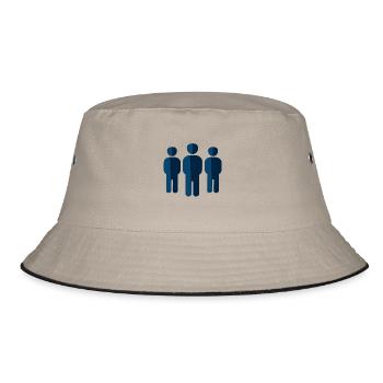 People Society People Together - Bucket Hat - khaki/black - Front
