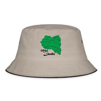Mei Ländle 2 - Bucket Hat - Khaki/Schwarz - Vorne