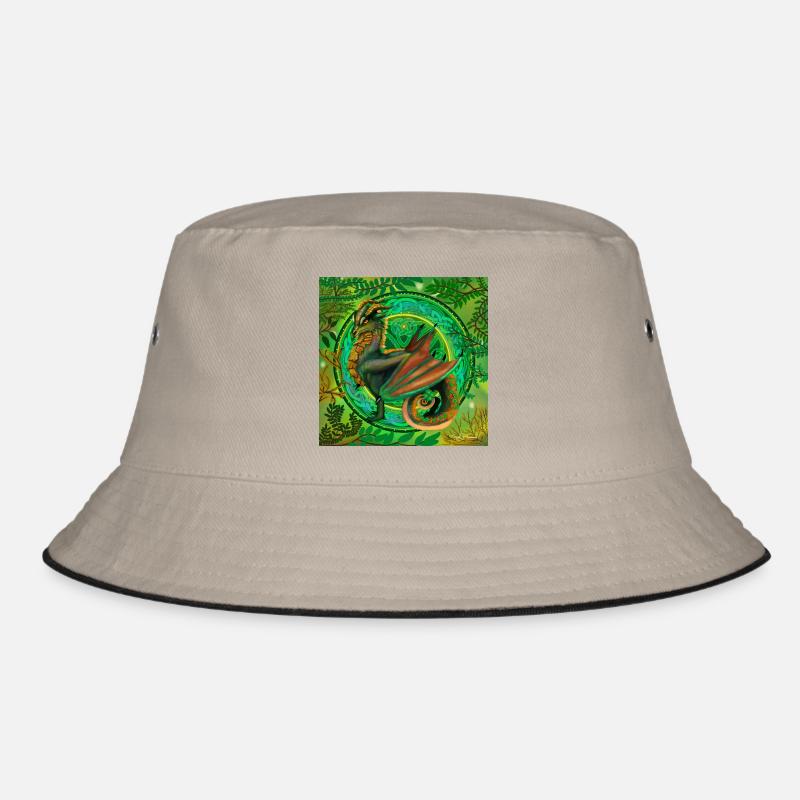 dragon vert forestier - Bob - kaki/noir