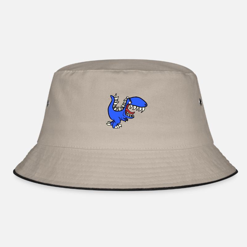 Dinosaurs Comic Style Bucket Hat
