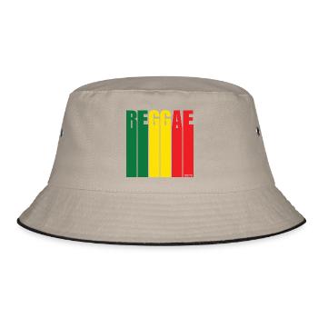 Bannière Reggae Color Block - Bob - kaki/noir - Devant