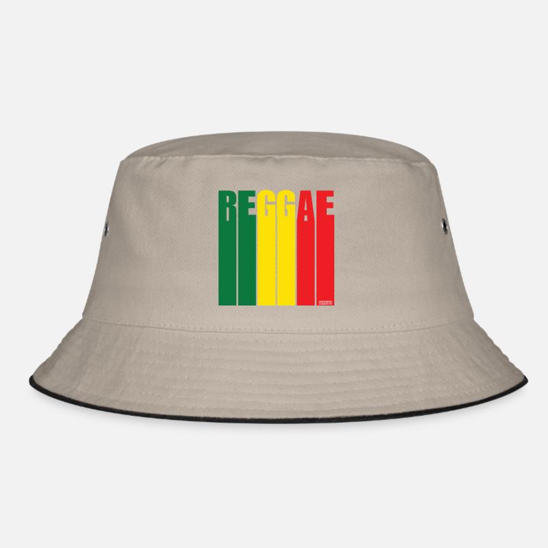 Reggae Farbblock Banner Bucket Hat