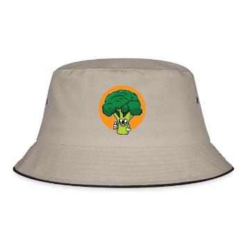 brocoli rigolo - design - Bob - kaki/noir - Devant