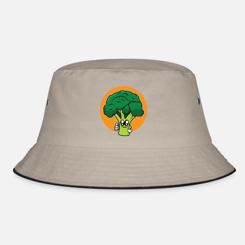 funny broccoli - design Bucket Hat