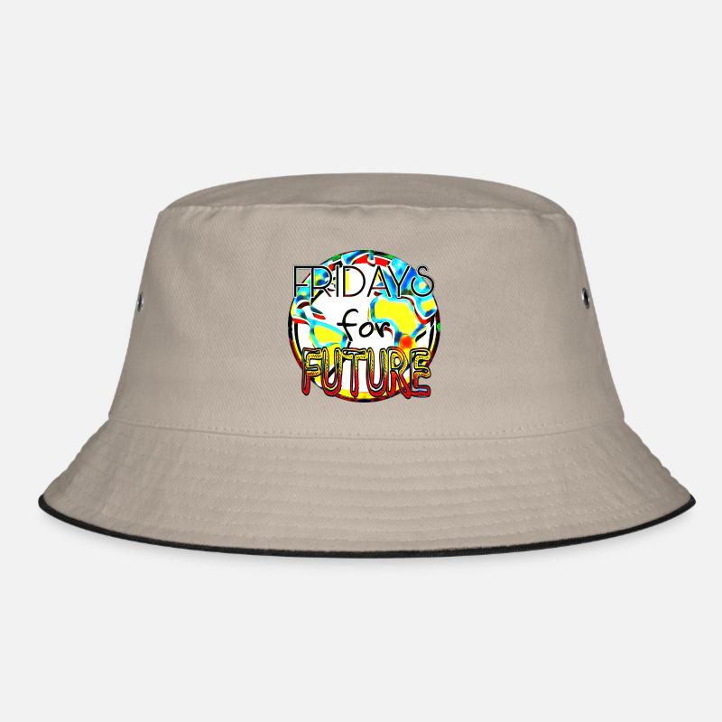 Klimaschutz Statement Farbenkunst Bucket Hat