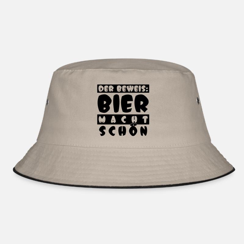 der Beweis: BIER MACHT SCHÖN Bucket Hat