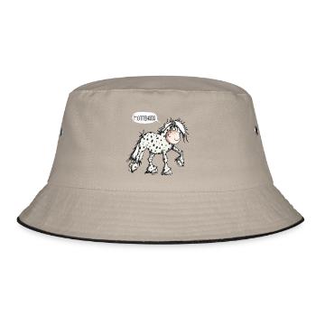Hottehüüü Knabstrupper - Bucket Hat - Khaki/Schwarz - Vorne