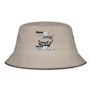  , DDR Kult , Männer aus.... (25) - Bucket Hat - Khaki/Schwarz - Vorne