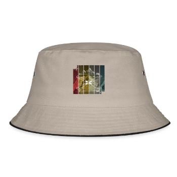 ski - Bucket Hat - khaki/black - Front