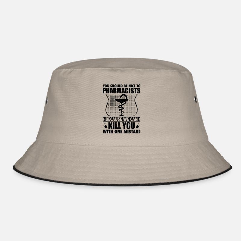 Pharmacist profession Pharmacist pharmacist presents - Bucket Hat - khaki/black