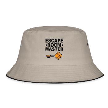 Escape Room Master - Bucket Hat - Khaki/Schwarz - Vorne