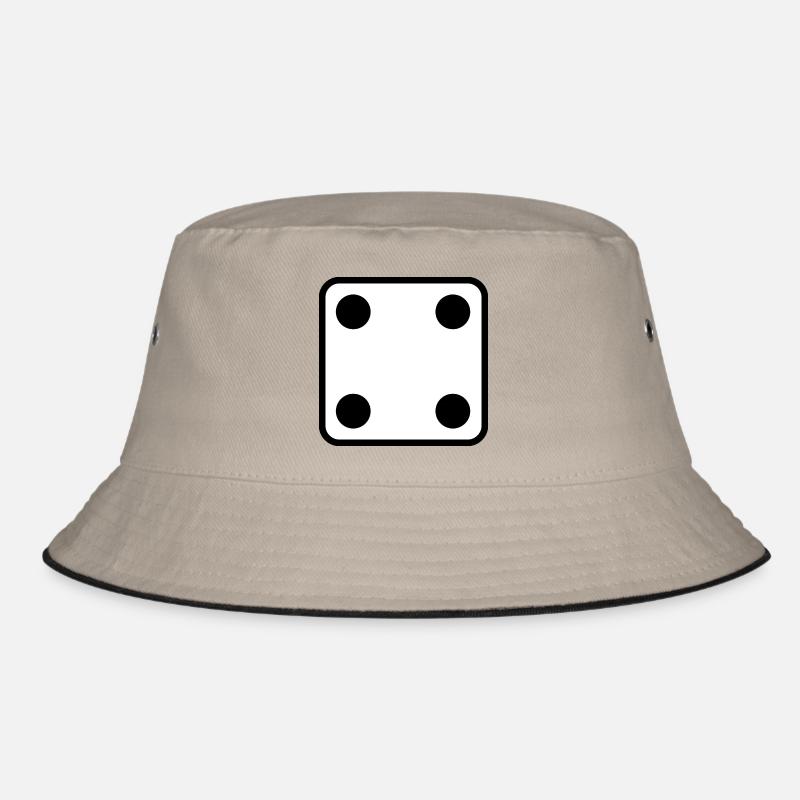 Dice number 4 dice game gift idea Bucket Hat