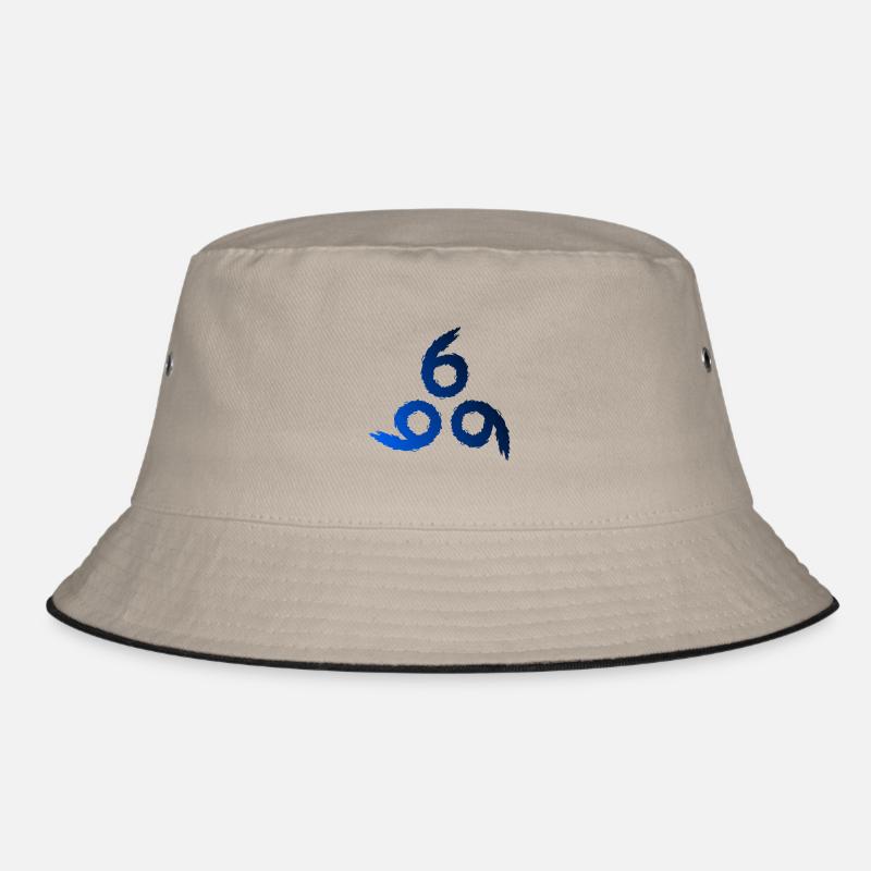 666 symbole de Satan - diable - mal - Bob - kaki/noir