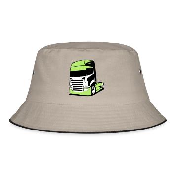 Striking V8 truck - Bucket Hat - khaki/black - Front