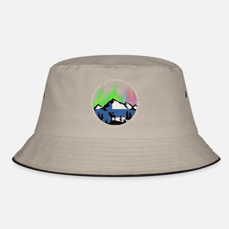 Nordlicht Erlebnis Design Bucket Hat