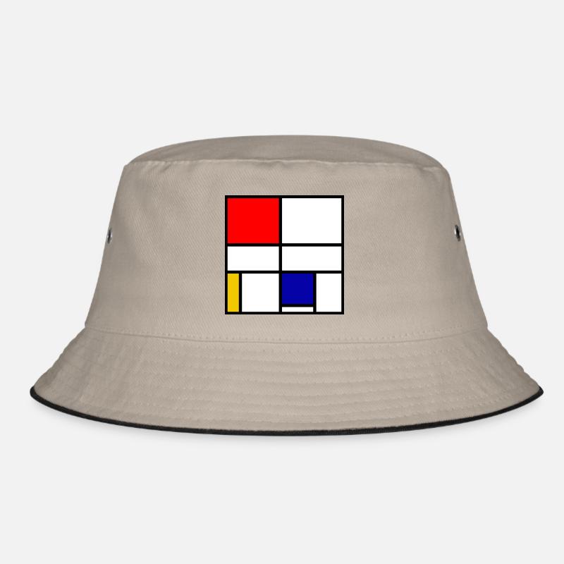 Mondrian 3 Bucket Hat