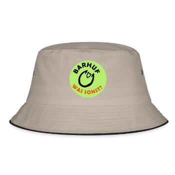 Barefoot Statement Hooves Horse - Bucket Hat - khaki/black - Front