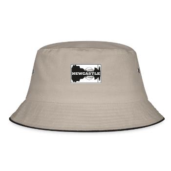 Newcastle Angleterre Voyage Souvenir Skyline Silhouet - Bob - kaki/noir - Devant