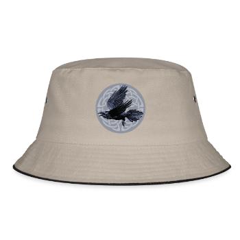 Raven Moon - Bucket Hat - khaki/black - Front