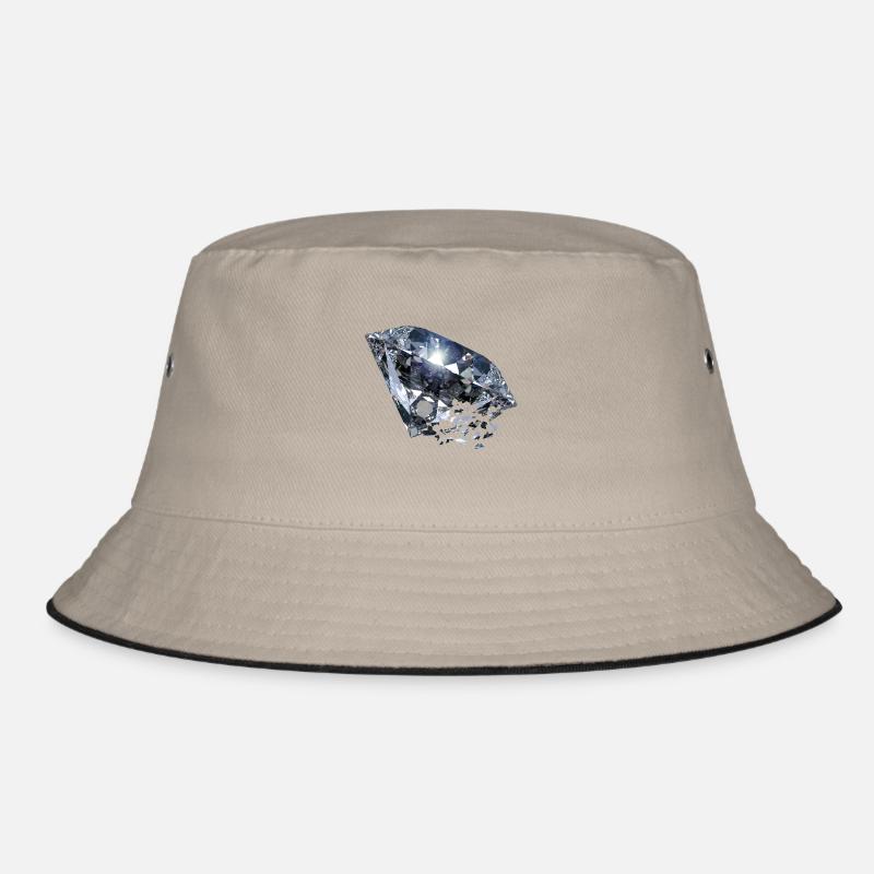 Brillant - Bucket Hat - Khaki/Schwarz