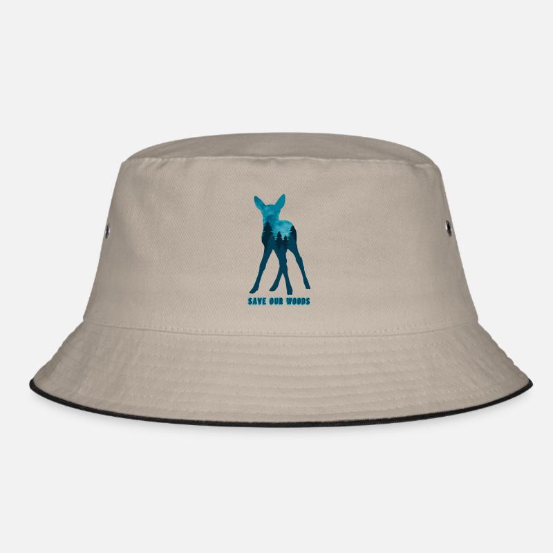 Climate Change Environmental Protection Roe Deer Bucket Hat