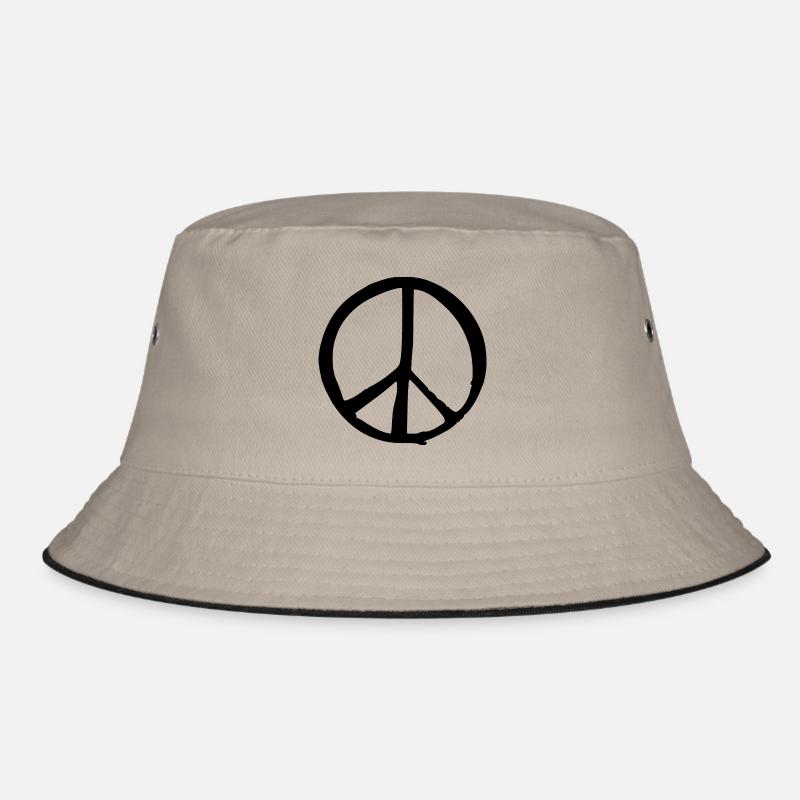 Peacezeichen Bucket Hat