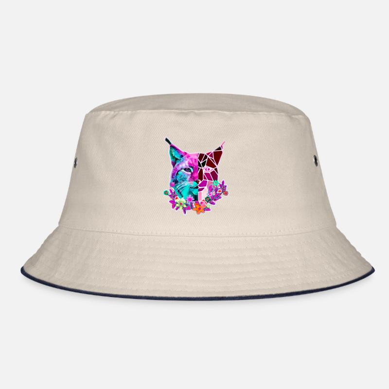 Luchs Katze Sommer Farben Bucket Hat