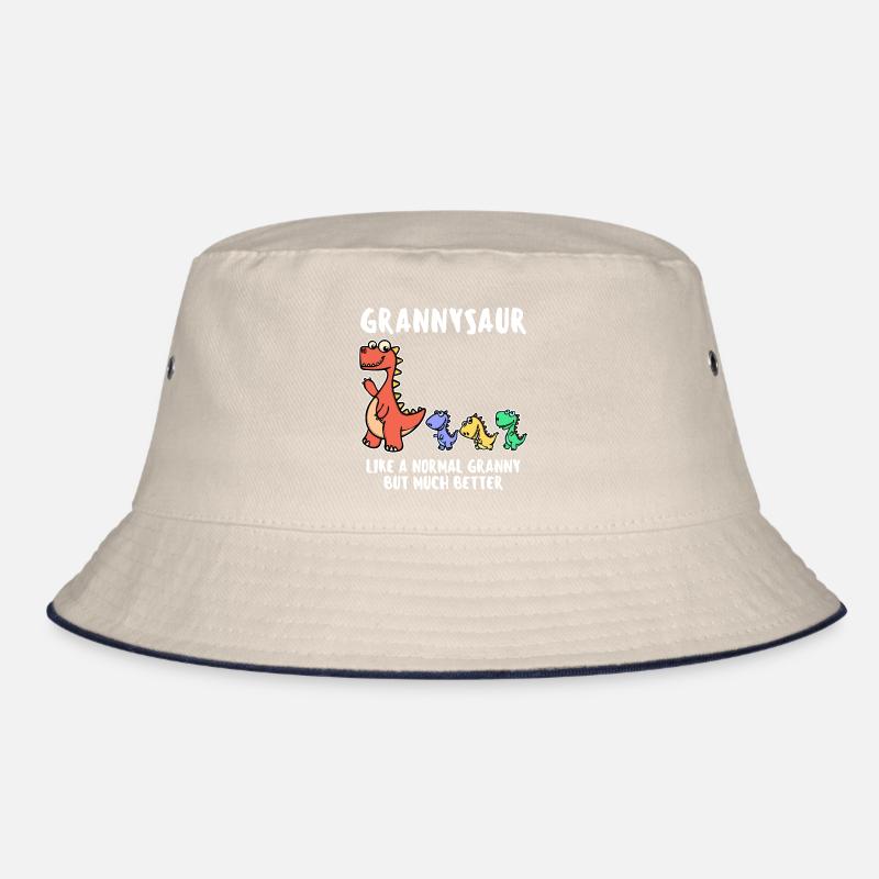 Oma Cool Statement Großmutter Dinosaurier Bucket Hat