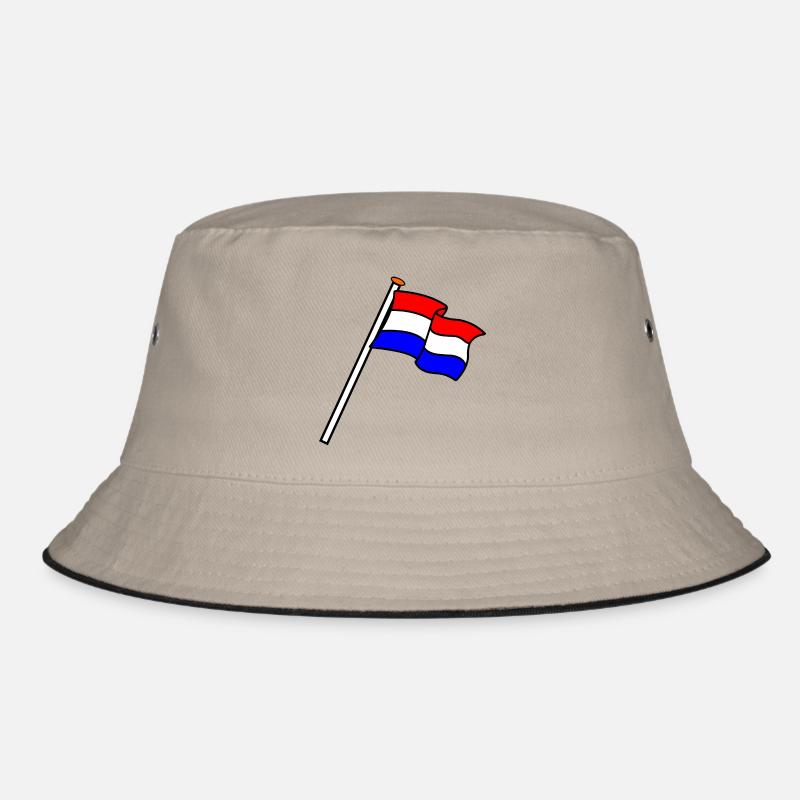 Flag Netherlands Flags NL Bucket Hat