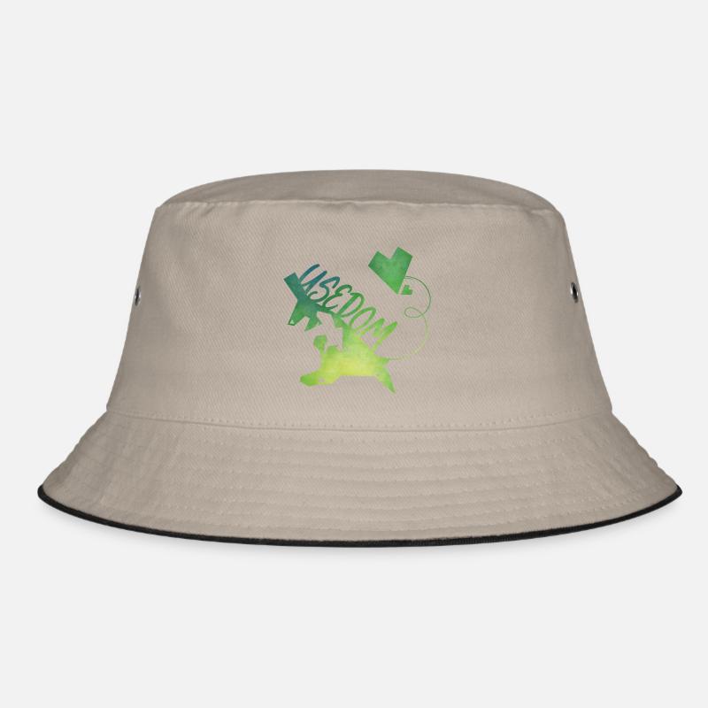 Usedom - Bucket Hat - Khaki/Schwarz