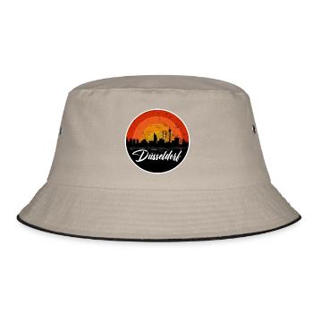 Dusseldorf Skyline II - Bucket Hat - khaki/black - Front