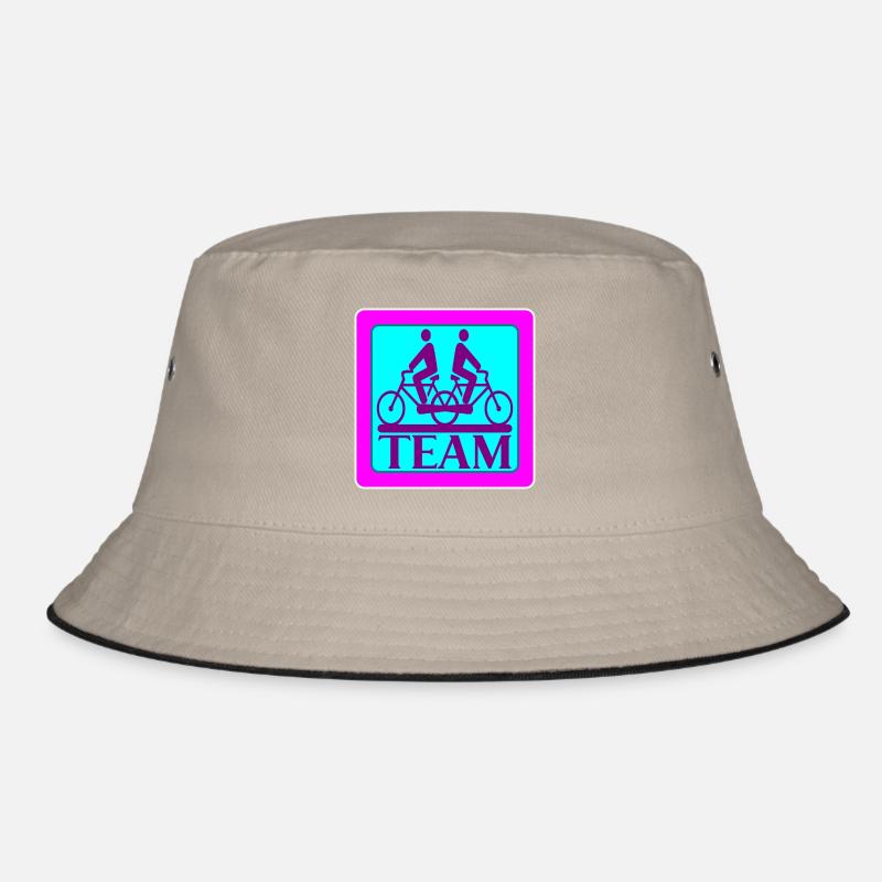 TEAM PROBLEMS - BICYCLE - STRATEGY Bucket Hat