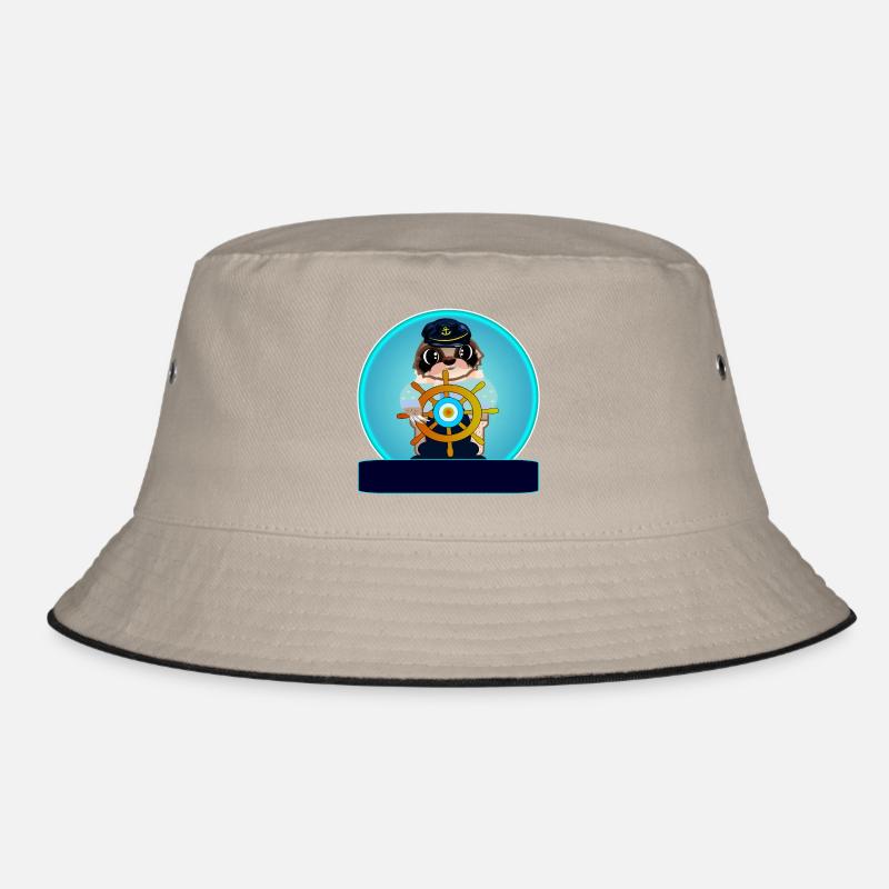 Personalized gifts - First Name Name - Sailing Bucket Hat