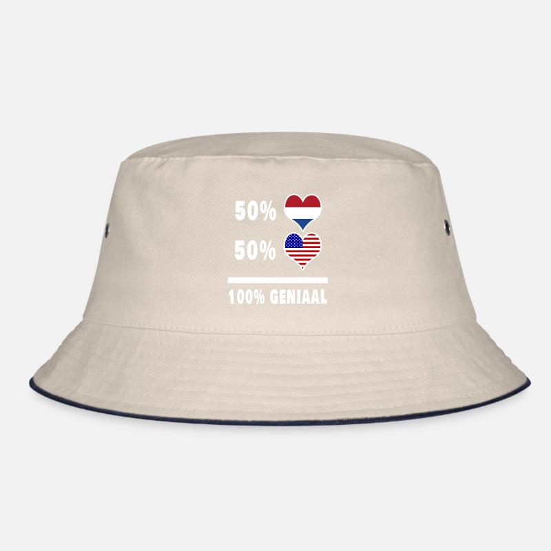 Drapeau 100% Genius des États-Unis et des Pays-Bas Bob